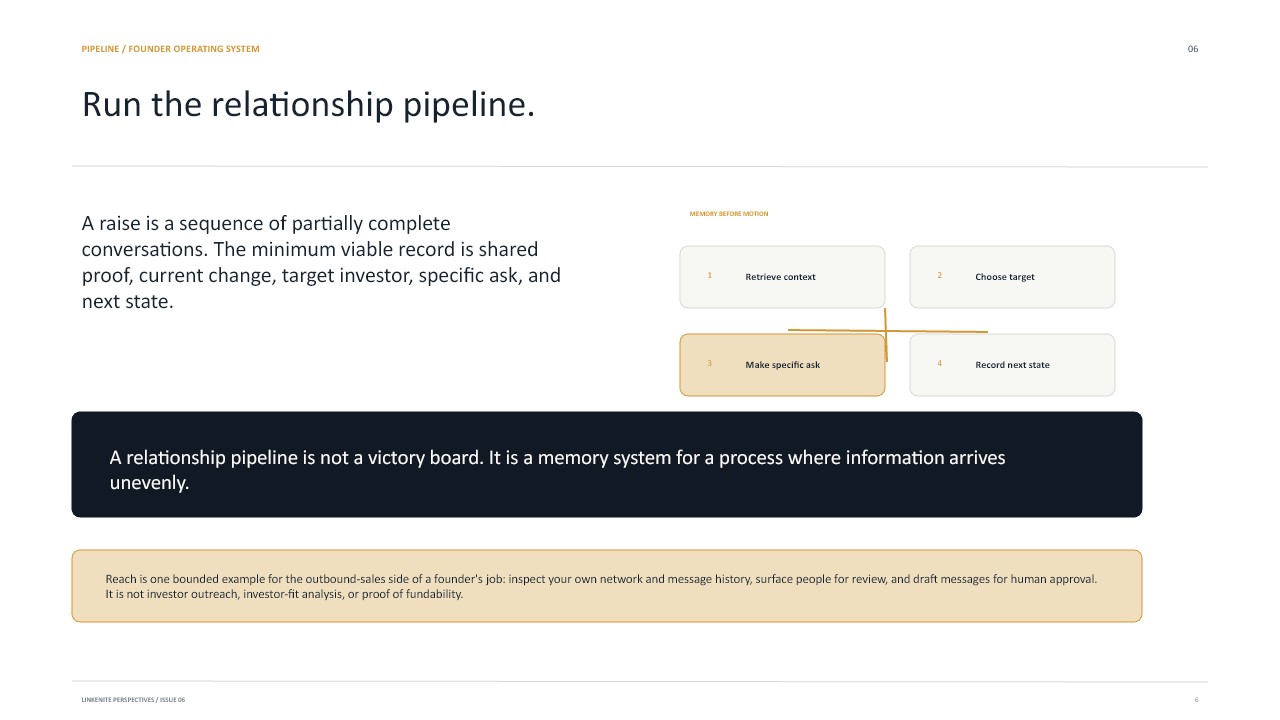 Slide 6: Run the relationship pipeline