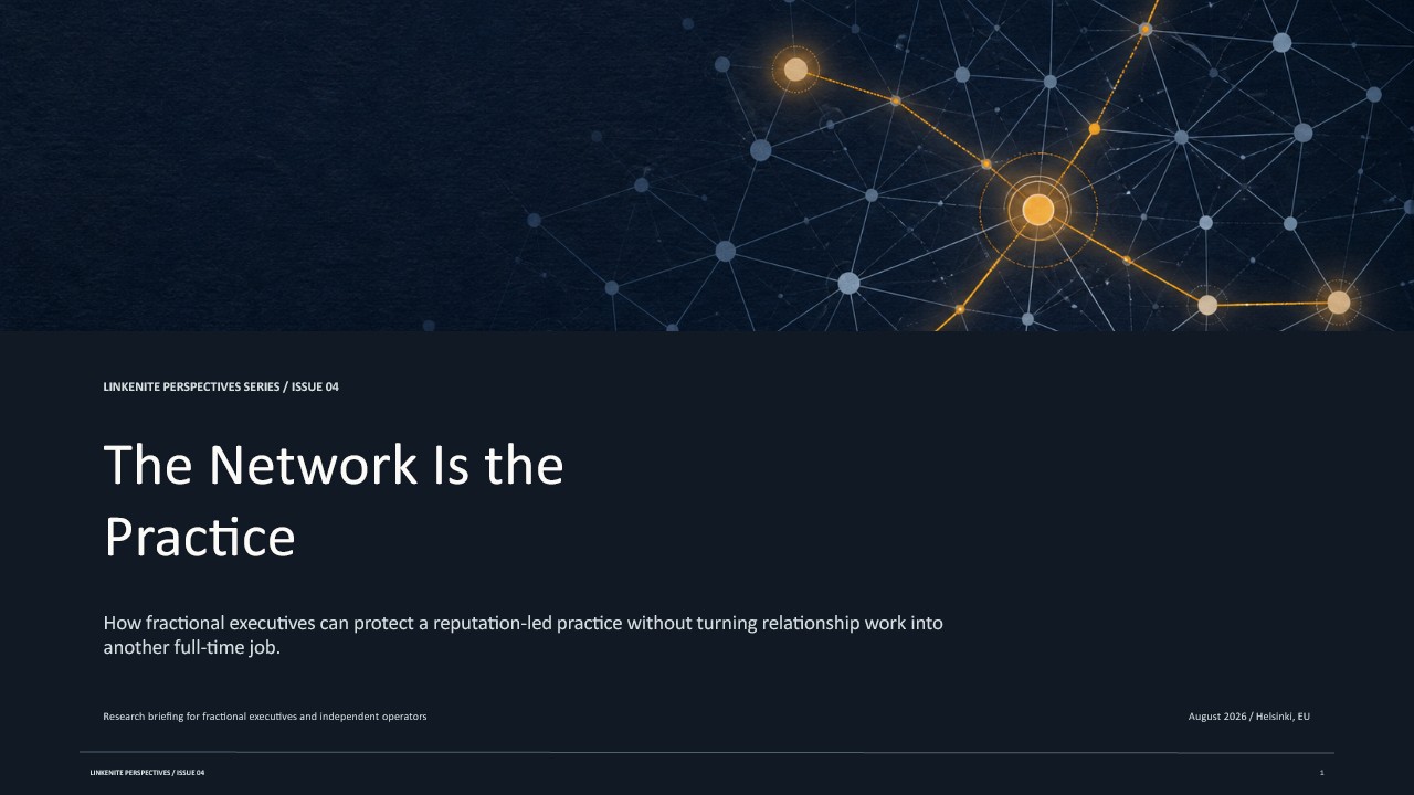 Slide 1: The Network Is the Practice