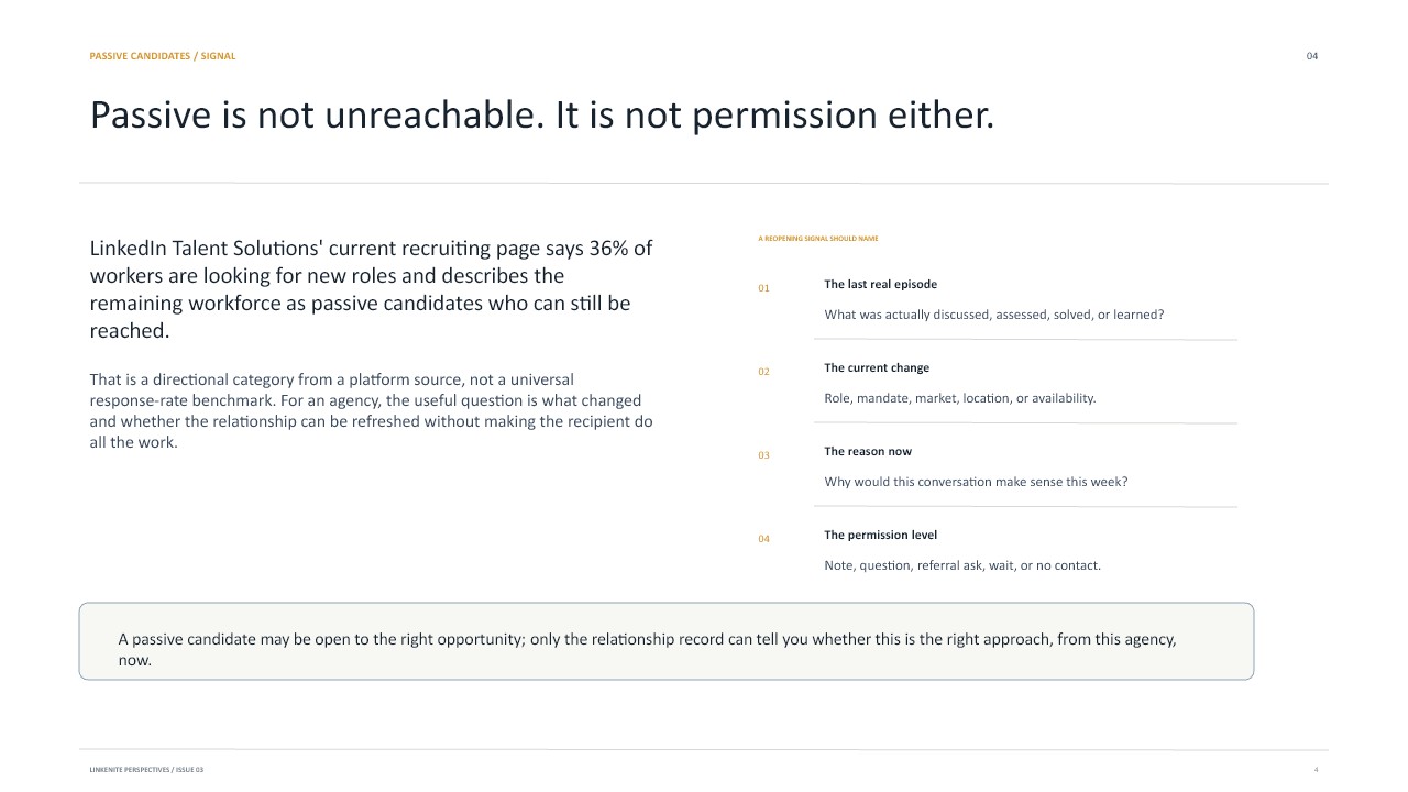 Slide 4: Passive is not unreachable